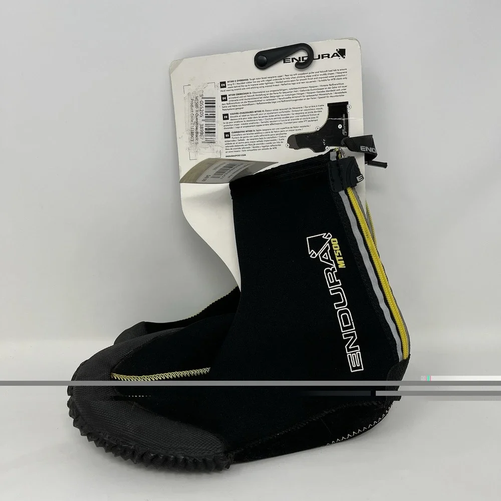 Endura MT500 II Overshoes Cycling Booties Mountain Bike Cleats Black Size S NWT